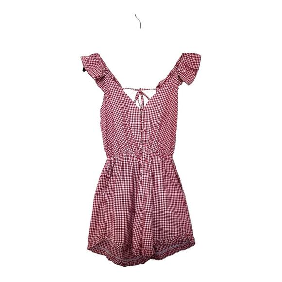 Sundress Mimi Jumpsuit in Red Gingham Size XS/S - Picture 1 of 3